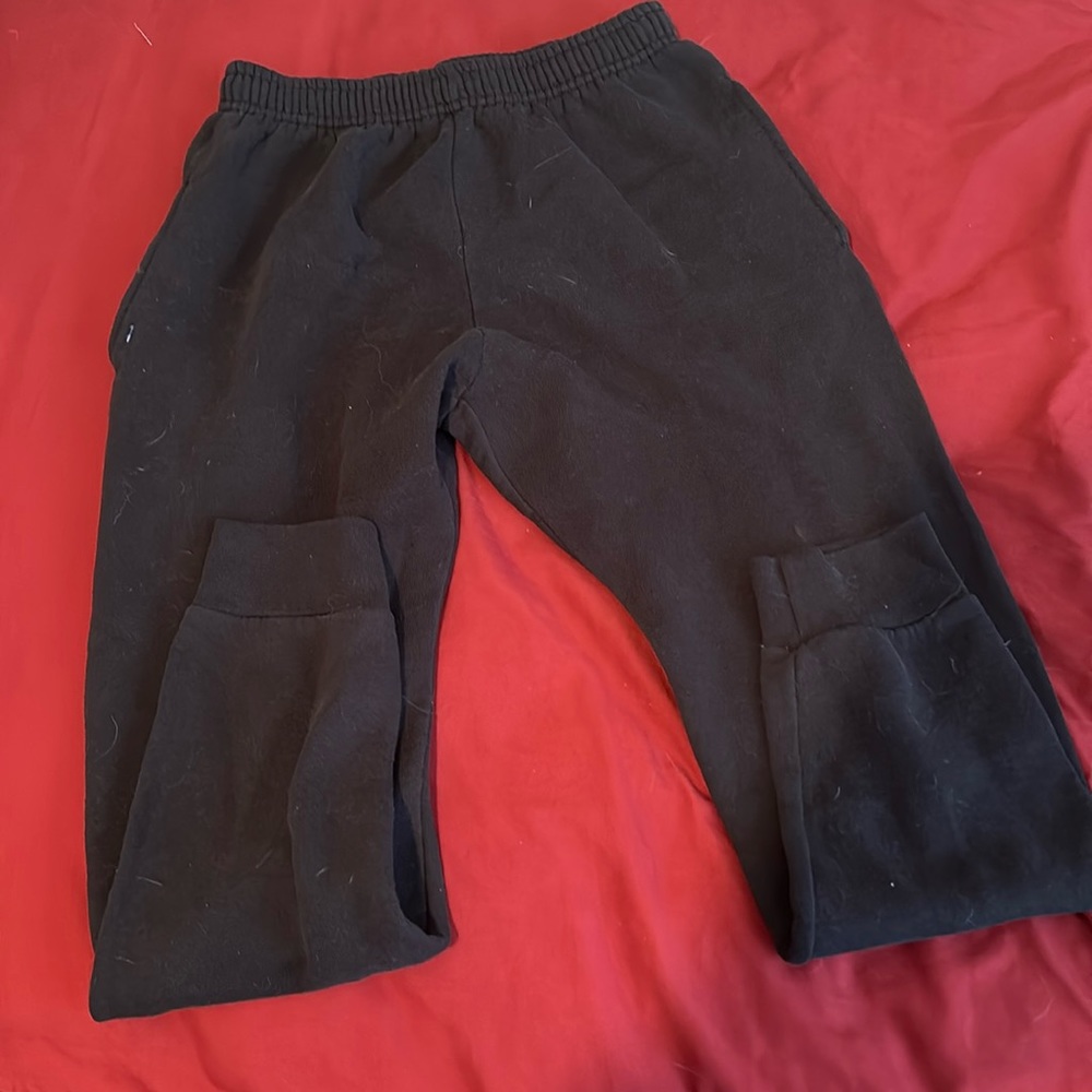 Black jogger sweatpants